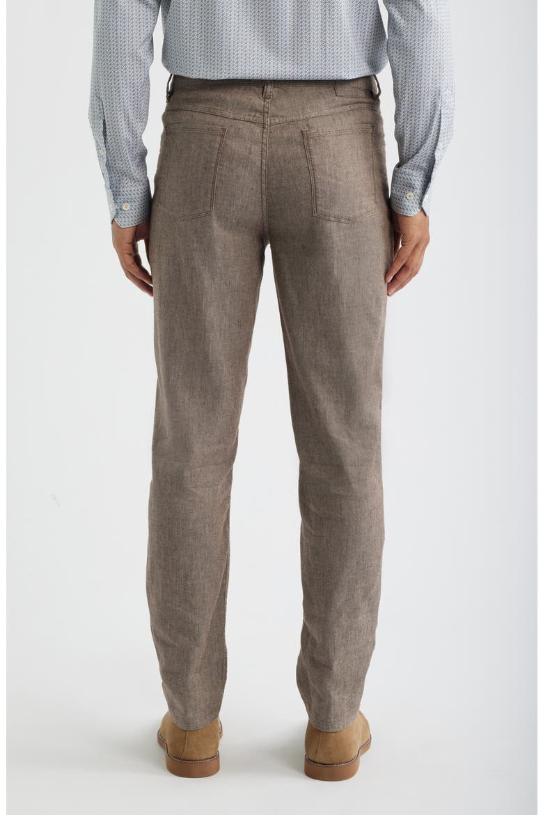 Straight Leg Five Pocket Pants, Alternate, color, TOBACCO