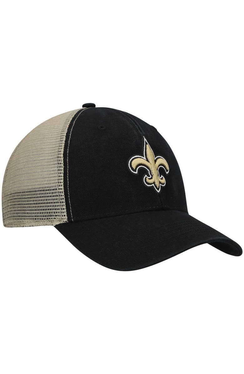 '47 Men's '47 Black New Orleans Saints Flagship MVP Snapback Hat, Alternate, color, 