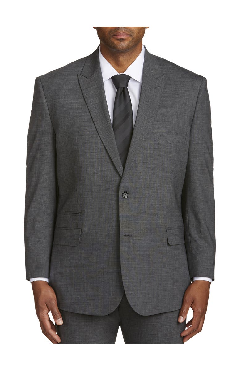 Synrgy by DXL Performance Stretch Suit Jacket, Main, color, Grey