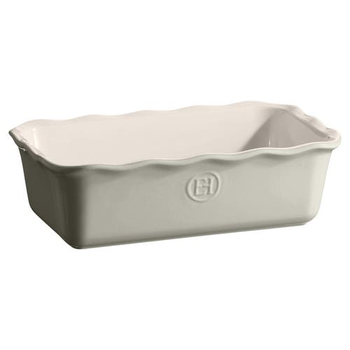 Emile Henry Modern Classics 3 Quart Loaf Pan In Pearl Gray