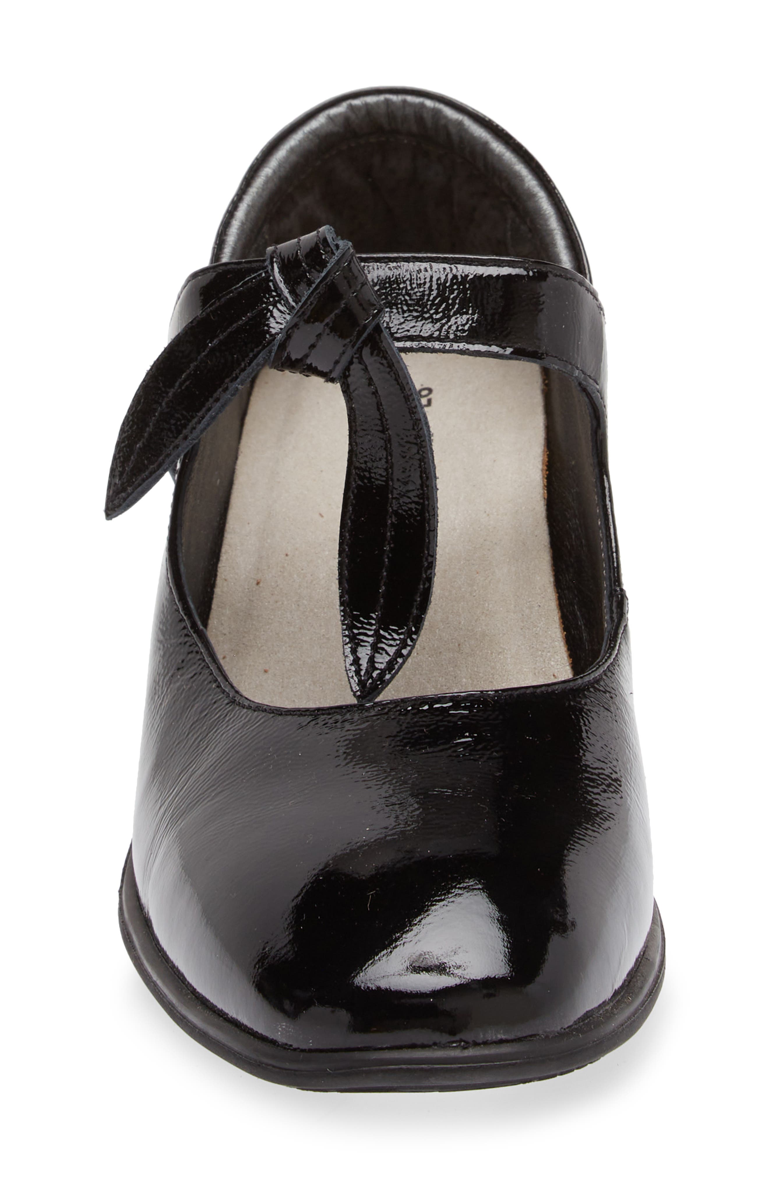 Naot Nobility Mary Jane Pump, Alternate, color, Black Crinkle Patent Leather
