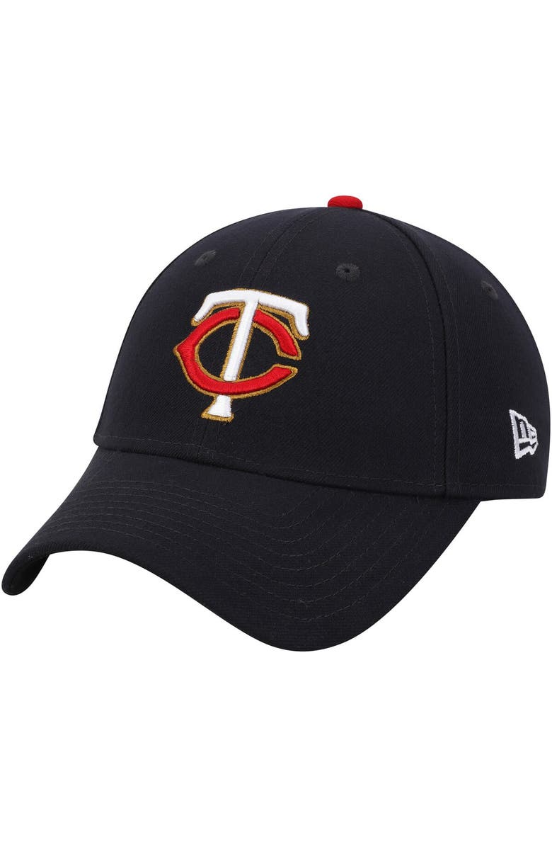 New Era Men's New Era Navy Minnesota Twins The League Road 9FORTY Adjustable Hat, Main, color, Navy