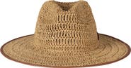 Lauren Ralph Lauren Crochet Straw Fedora