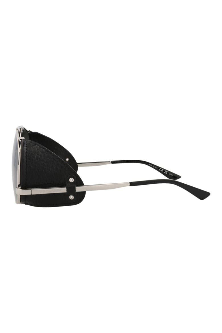 59mm Polarized Aviator Sunglasses, Alternate, color, SILVER SILVER GREY