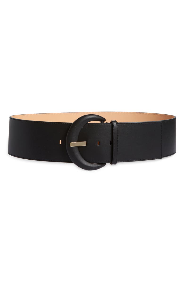 Lafayette 148 New York Soft Leather Belt, Main, color,