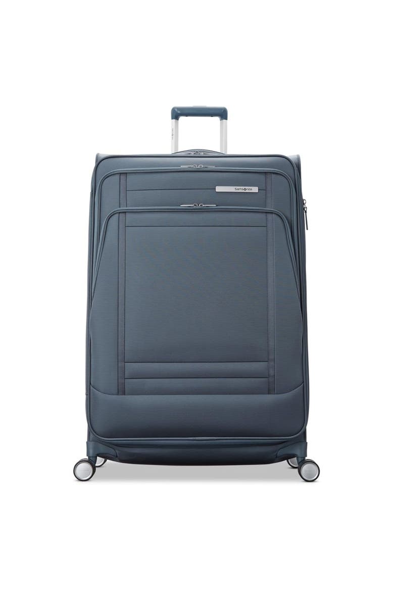 UpLIFT Softside Expandable (20"/25"/29") 3 Piece Spinner Luggage Set, Alternate, color, Elemental Blue