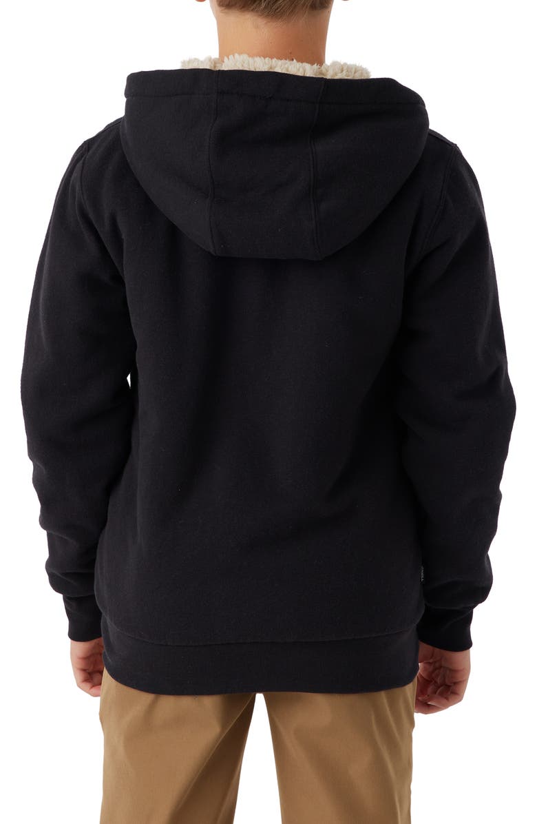 O'Neill Kids' Fifty Two High Pile Fleece Lined Hooded Jacket, Alternate, color, 