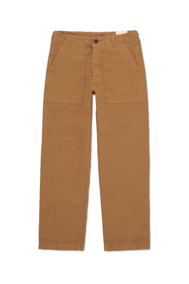 Newfatigue Canvas Parachute Fatigue Trousers, Main, color, CACAO