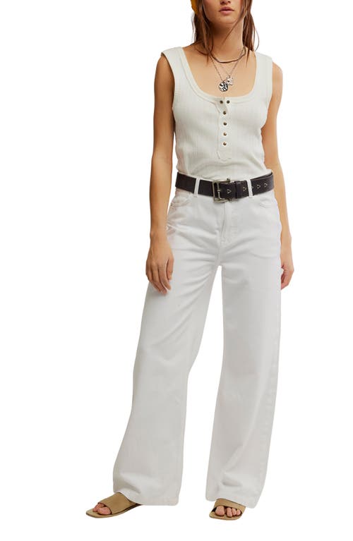 Free People Stride High Waist Wide Leg Jeans