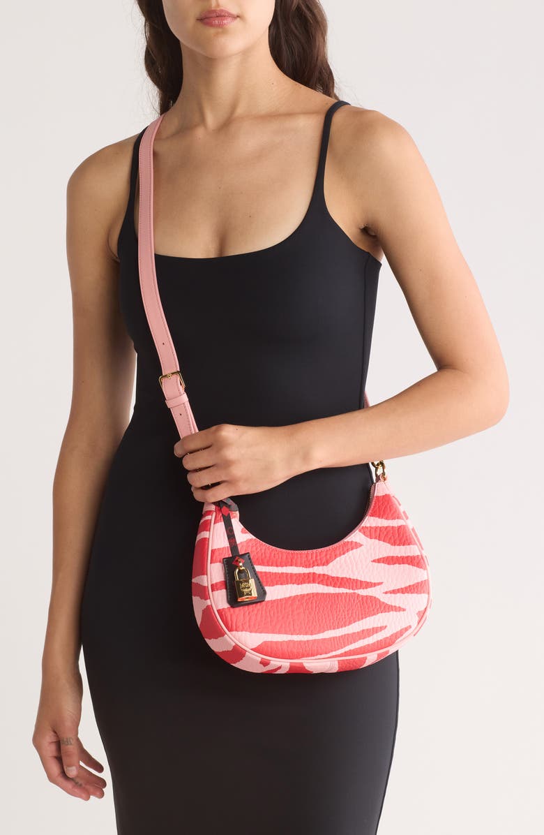 MCM Aren VI Small Hobo Bag, Alternate, color,