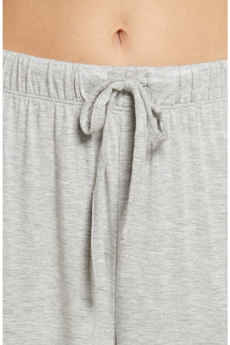 Moonlight Eco Easy Crop Pajamas, Alternate, color, GREY HEATHER