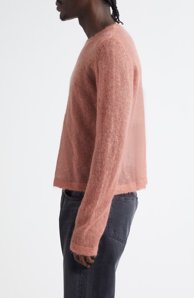 Séfr Les Sheer Kid Mohair Blend Sweater, Alternate, color, 