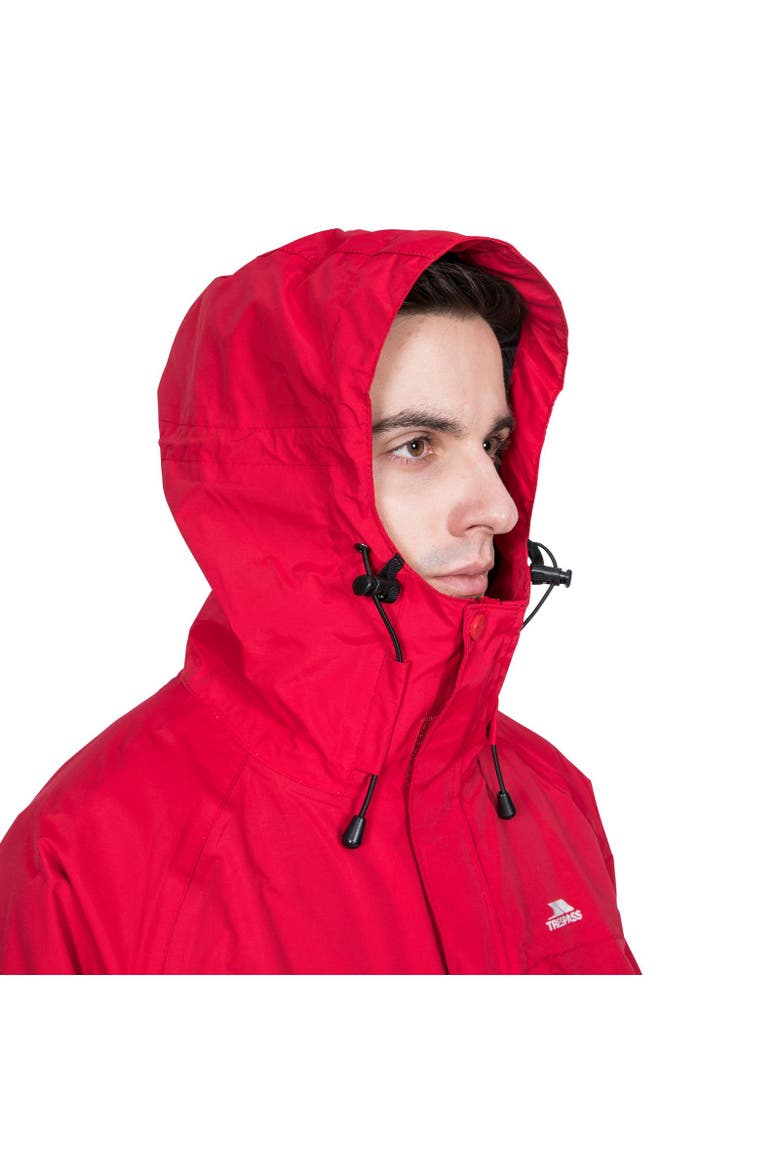 Corvo Hooded Full Zip Waterproof Jacket/Coat, Alternate, color, Red