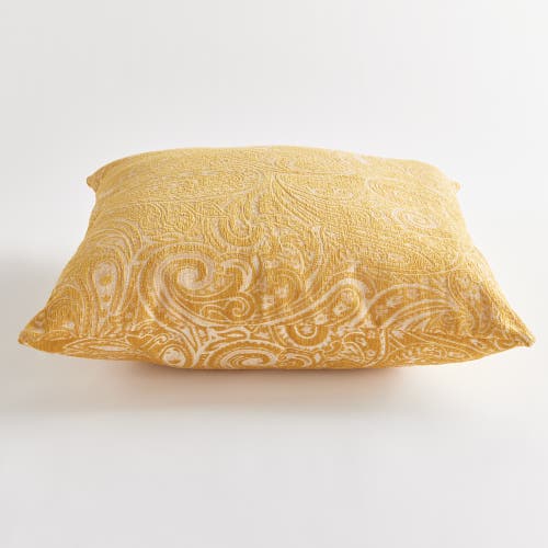 Napa Home & Garden Yara Square Indoor Or Outdoor Throw Pillow, 24" X 24" In Yellow