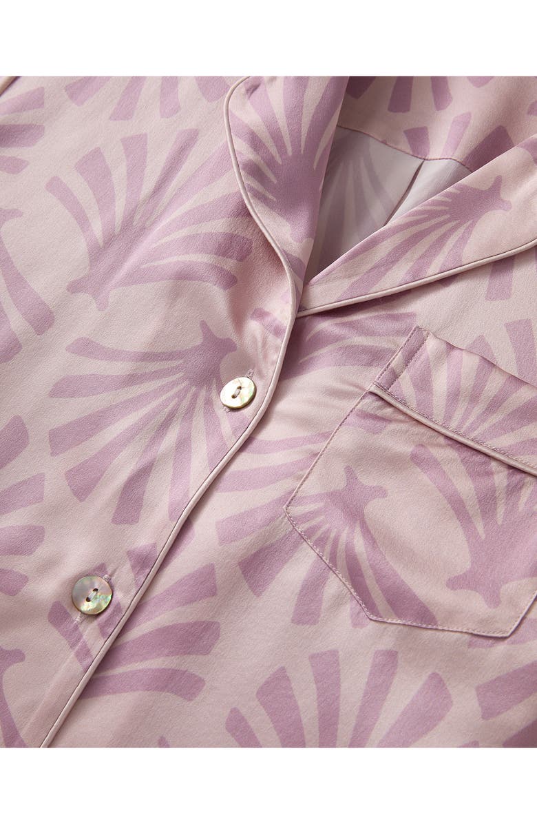 Petite Plume Silk Short Pajamas, Alternate, color, 