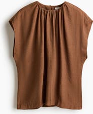 H&M Oversized Gathered Blouse