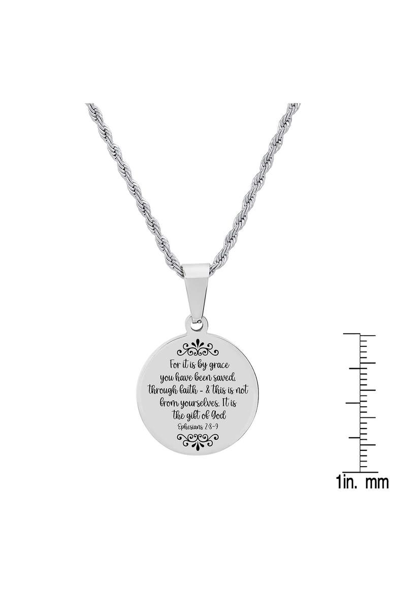 Ephesia Pendant Necklace, Alternate, color, SILVER