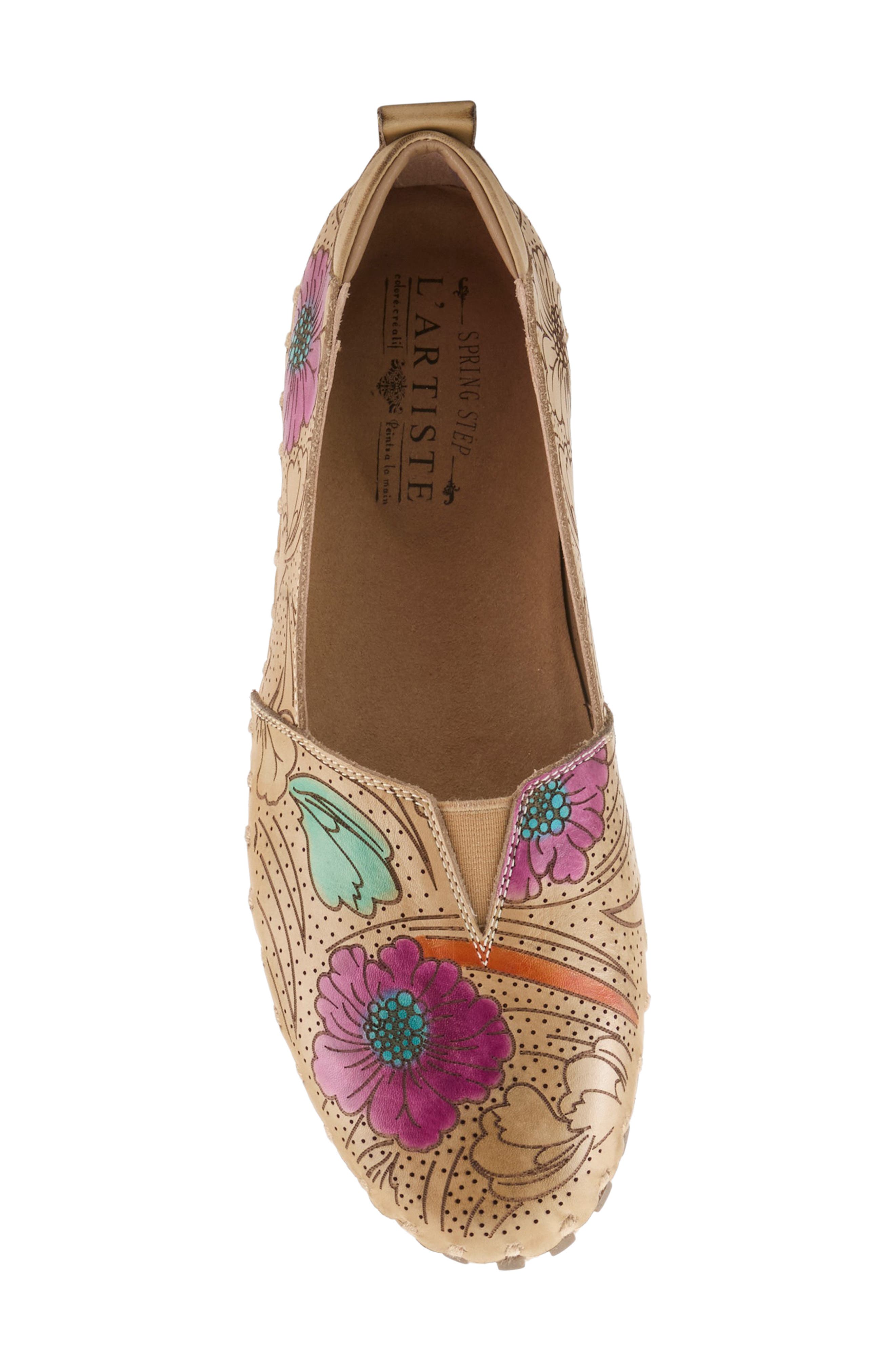 Modesty Flat, Alternate, color, BEIGE MULTI