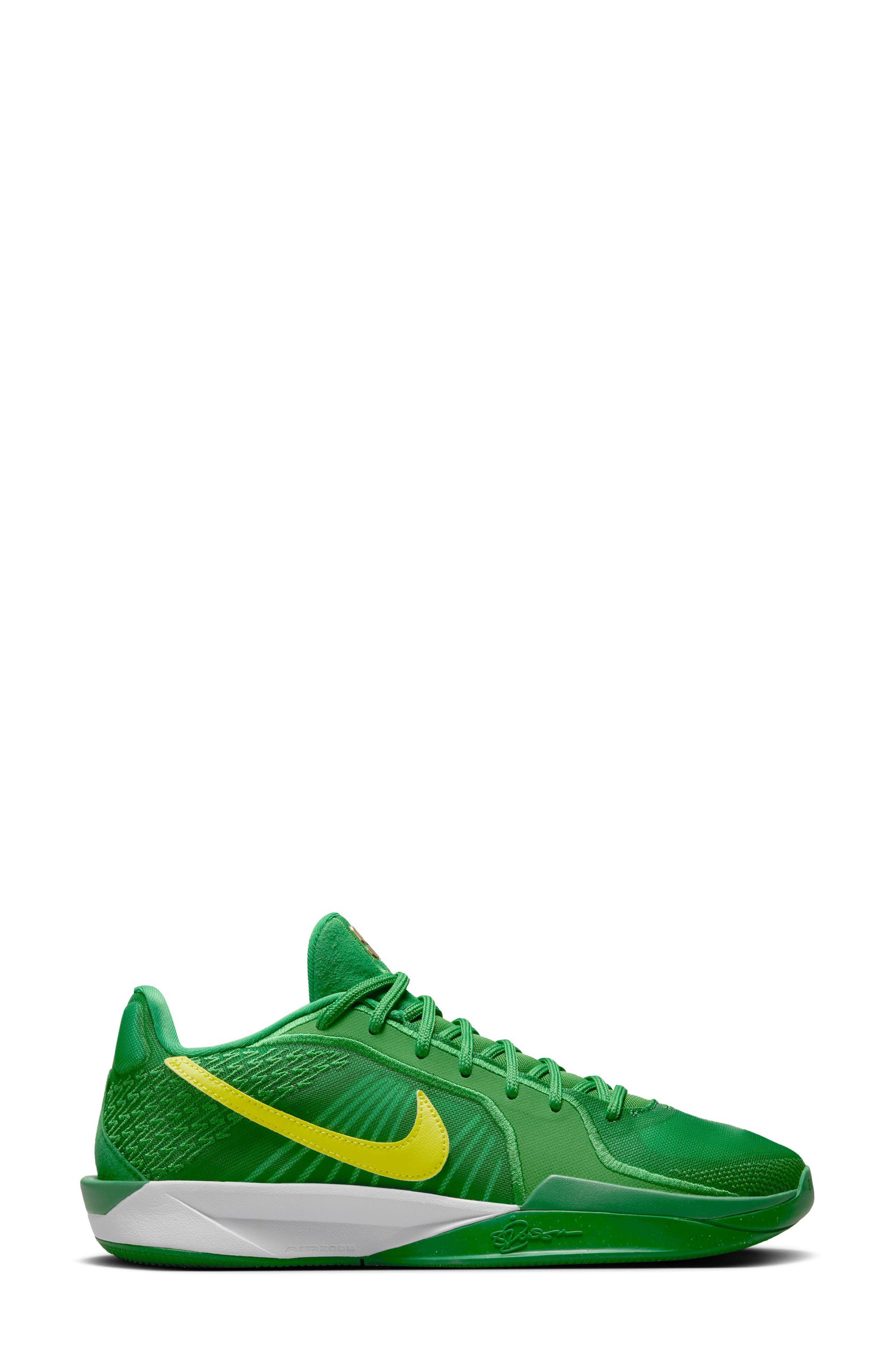 Nike Sabrina 2 Basketball Sneakers, Alternate, color, Apple Green/ Yellow/ White