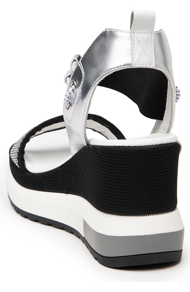 NeroGiardini Bungee Platform Wedge Sandal, Alternate, color,