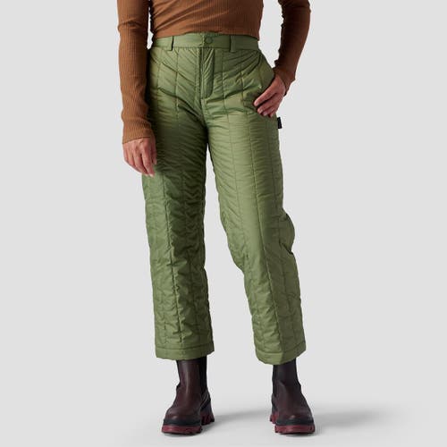 Backcountry Oakbury Synthetic Quilted Pant In Green