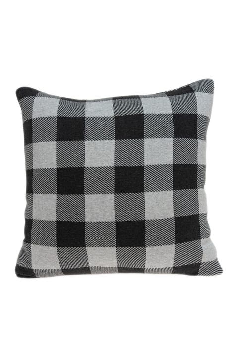 Lucas Transitional Pillow - 20" x 20" - Grey