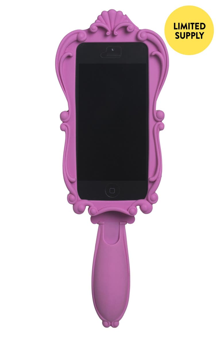 Mirror iPhone 5 Case, Alternate, color, FUCSIA