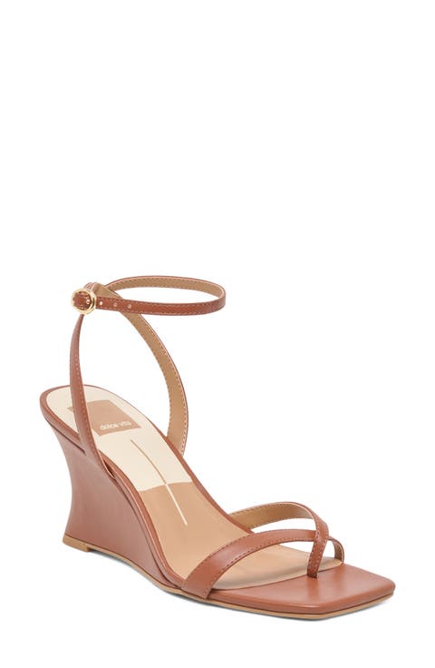 Solene Ankle Strap Wedge Sandal