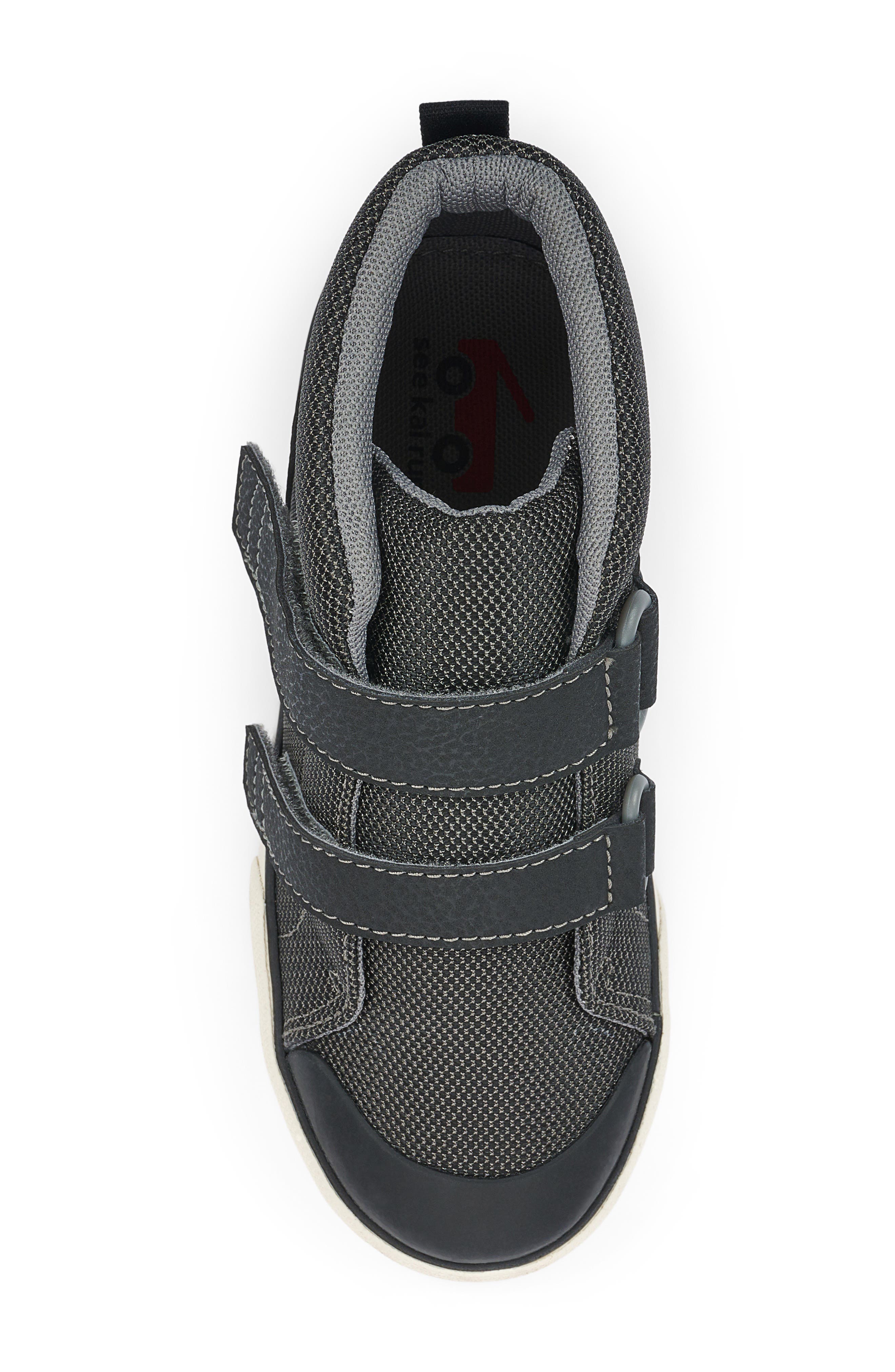 See Kai Run Dean Adapt II Adaptive High Top Sneaker, Alternate, color, Black