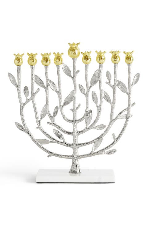 Pomegranate Menorah