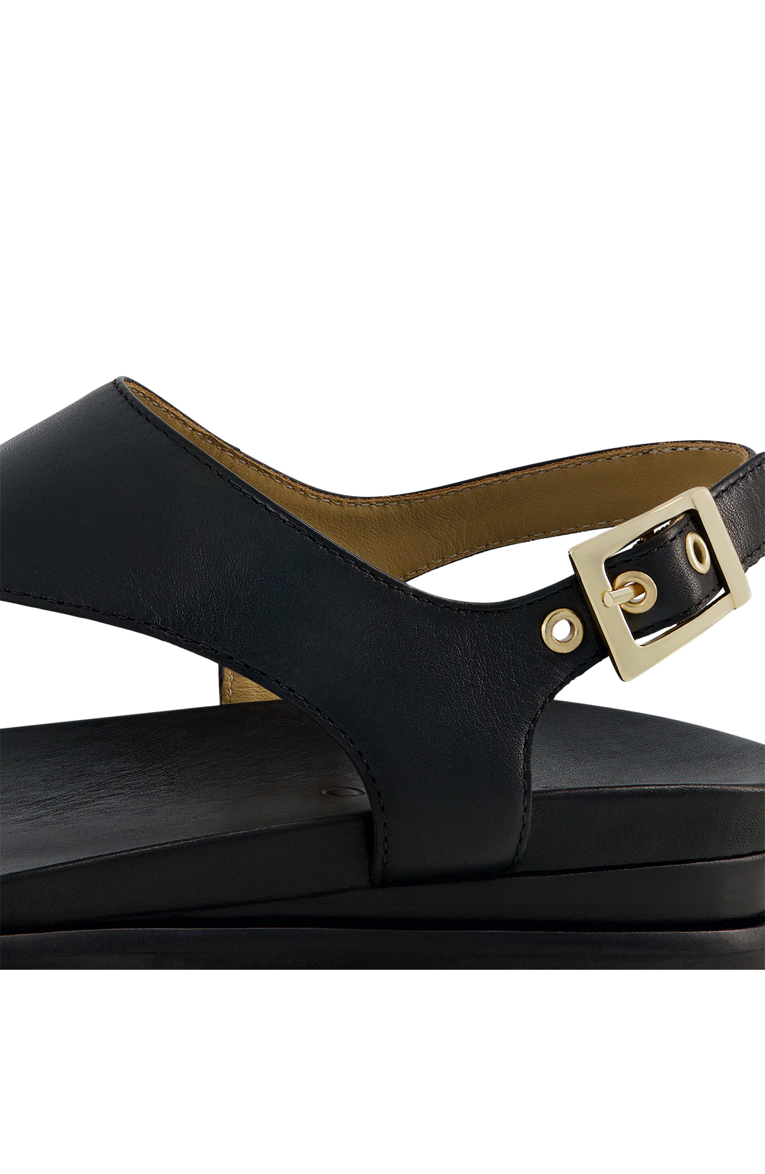 Bernardo Footwear Concord Slingback Sandal, Alternate, color, Black Glove Leather