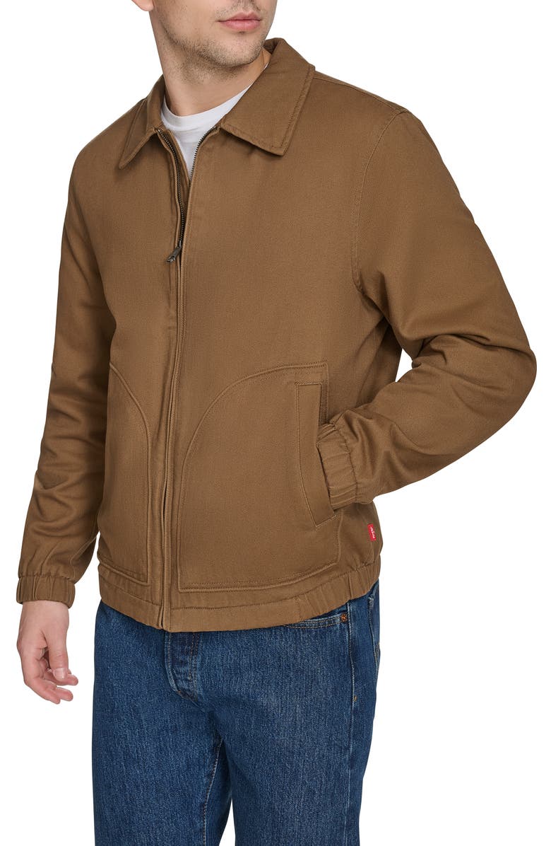Levi's<sup>®</sup> Canvas Utility Jacket, Alternate, color, Brown