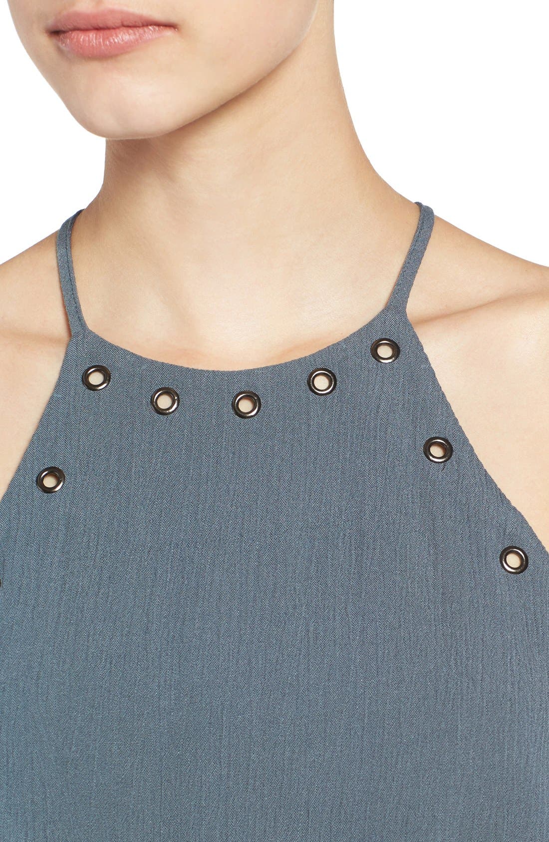 Elodie Grommet High Neck Tank (Women) | Nordstrom