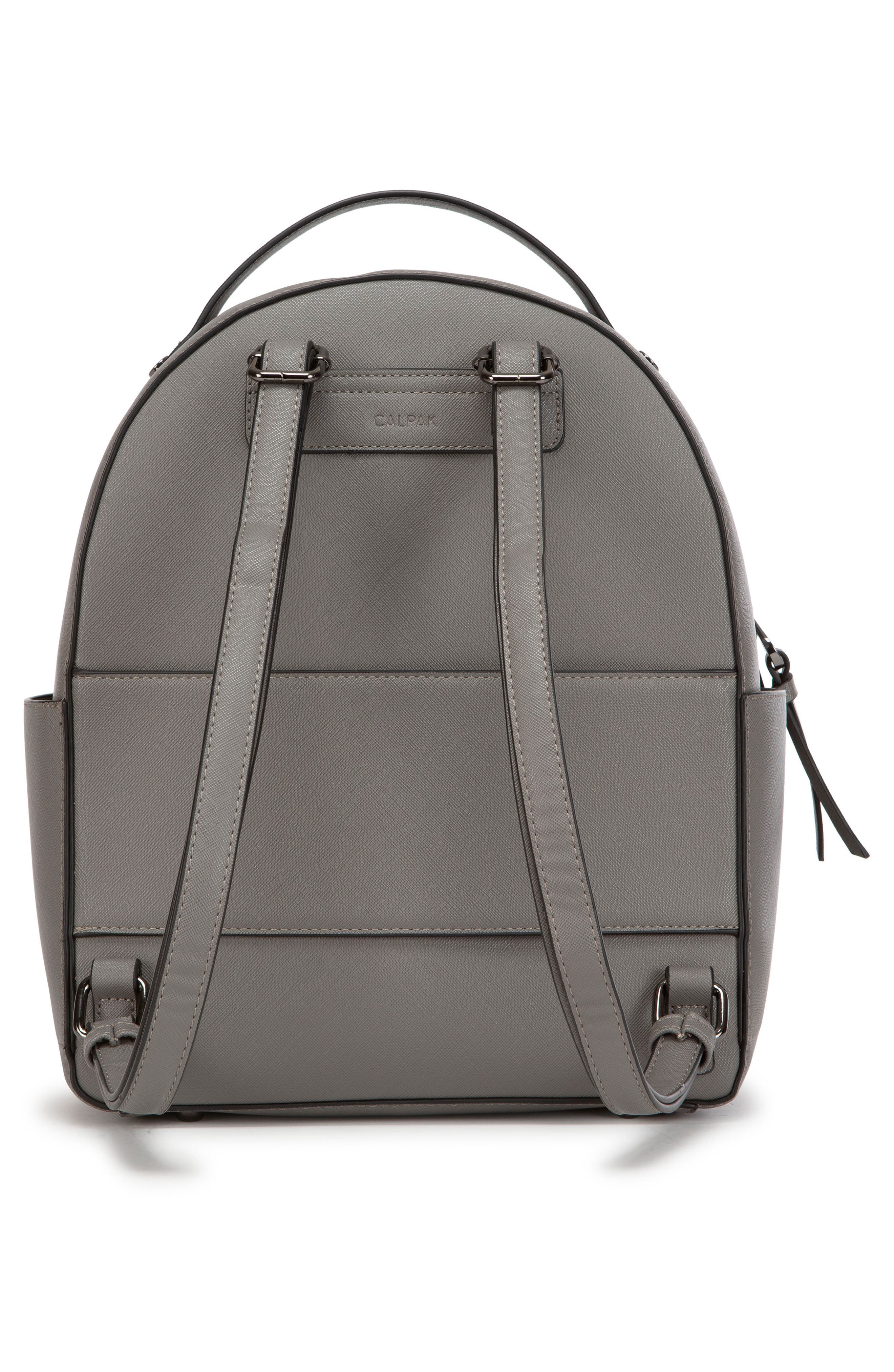 CALPAK Kaya Faux Leather Round Backpack, Alternate, color, 