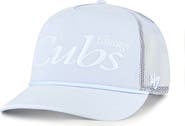 '47 Men's '47 Light Blue Chicago Cubs Foundation Script Hitch Adjustable Trucker Hat