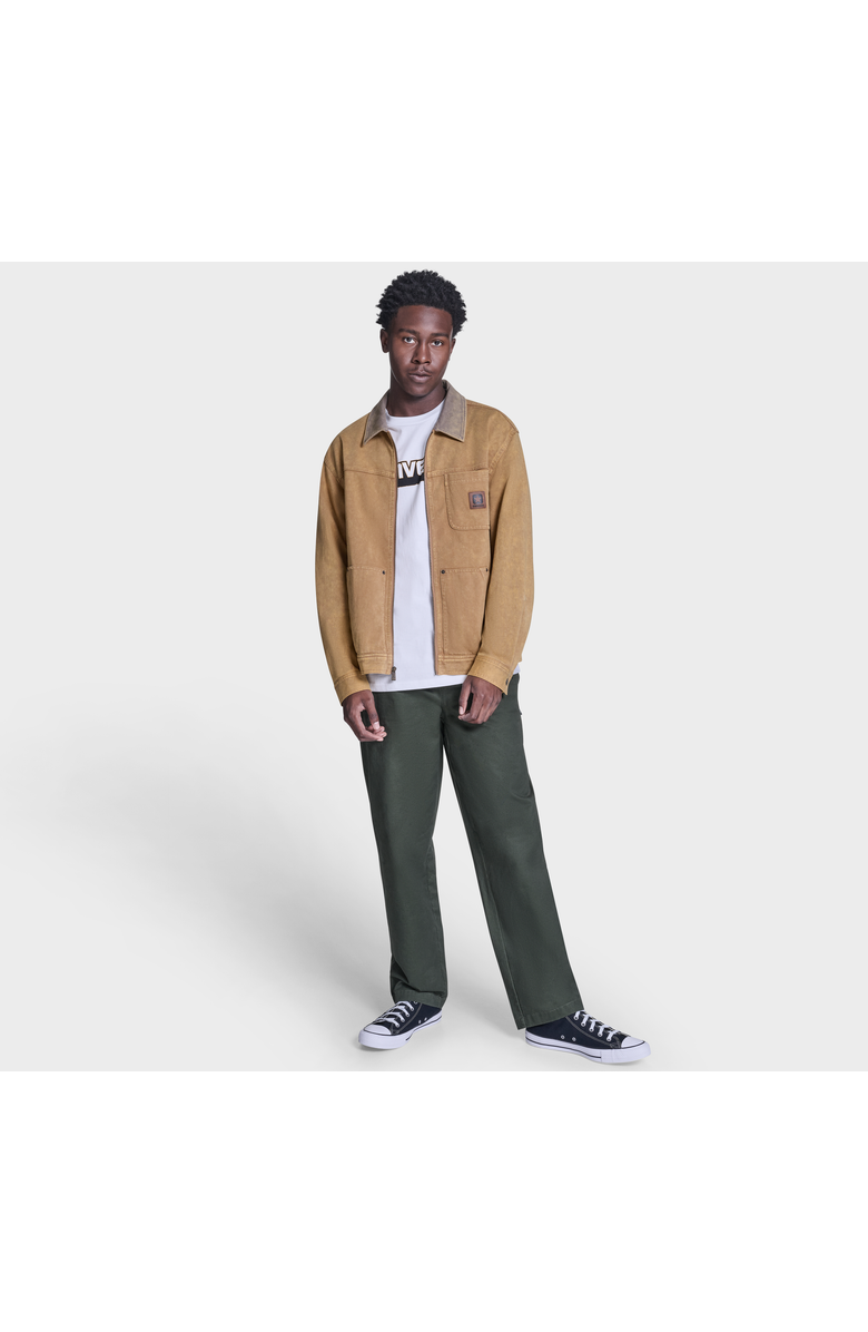 Converse Essential Zip Jacket, Alternate, color, Honey Stick