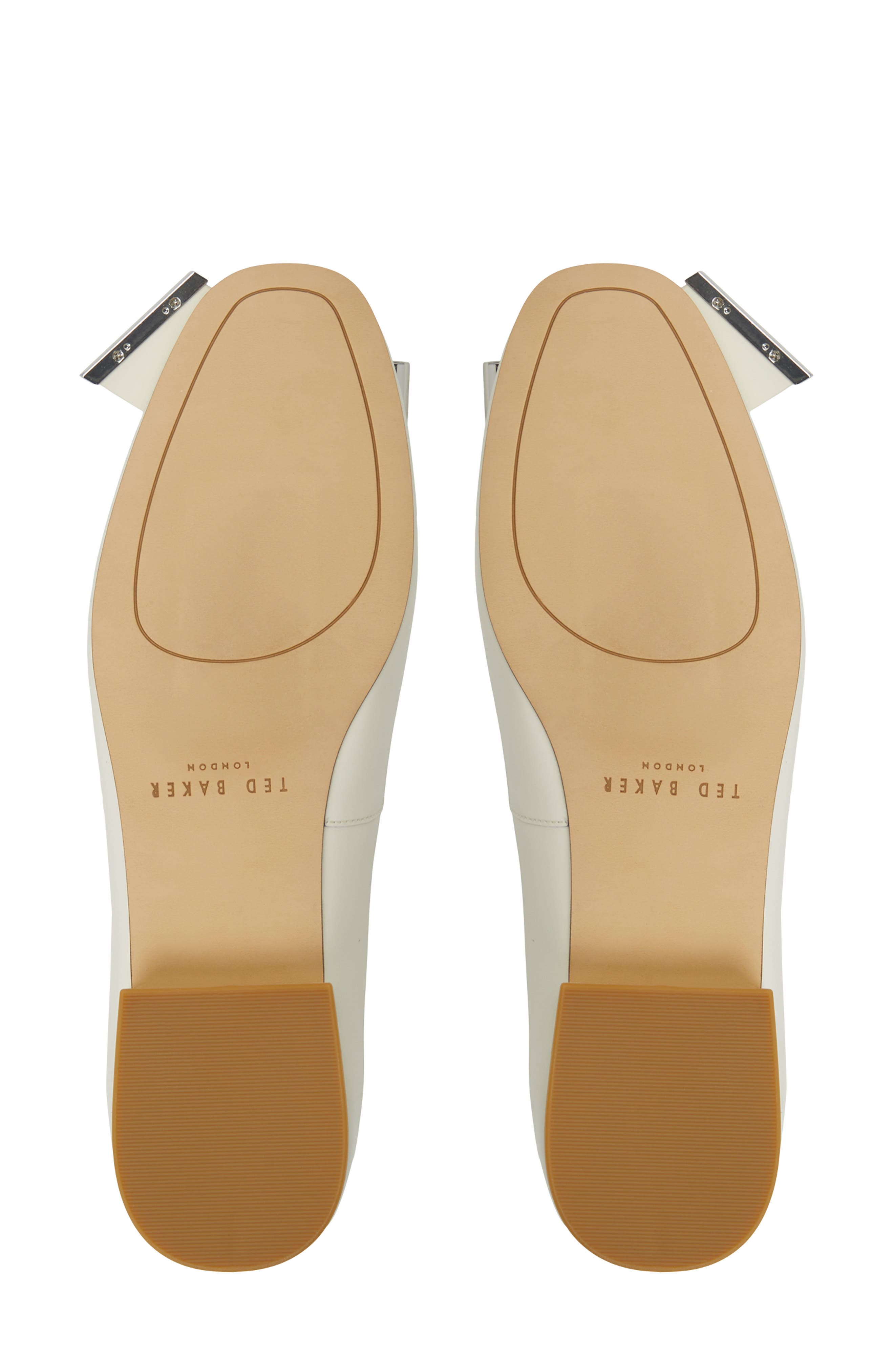 Daria Bow Flat, Alternate, color, WHITE/ MULTI