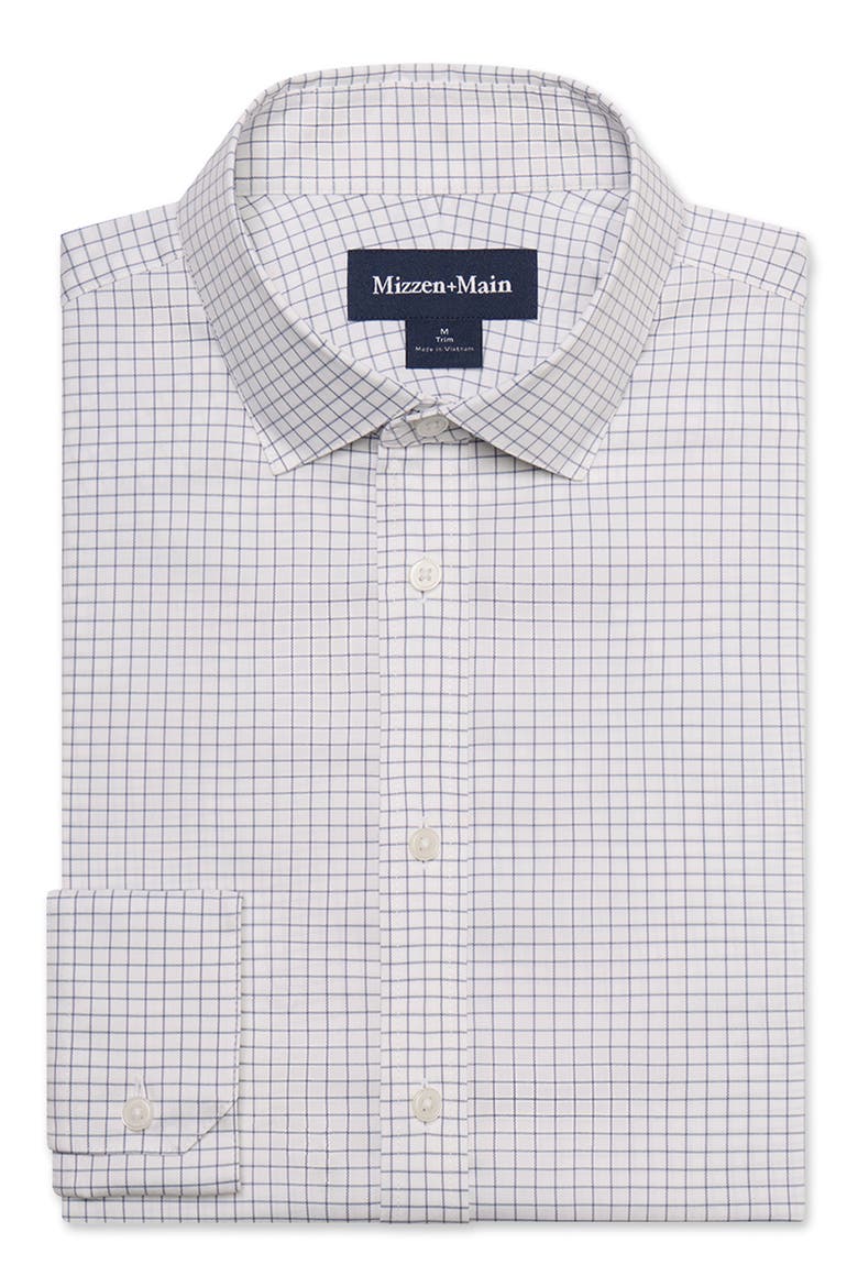 Hilton Classic Fit Performance Shirt, Alternate, color, DARK SLATE CHUCK GRID