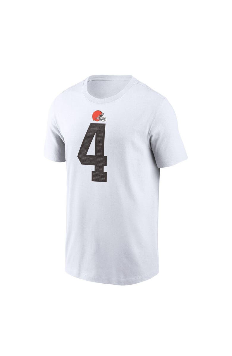 Nike Men's Nike Deshaun Watson White Cleveland Browns Player Name & Number T-Shirt, Alternate, color, White