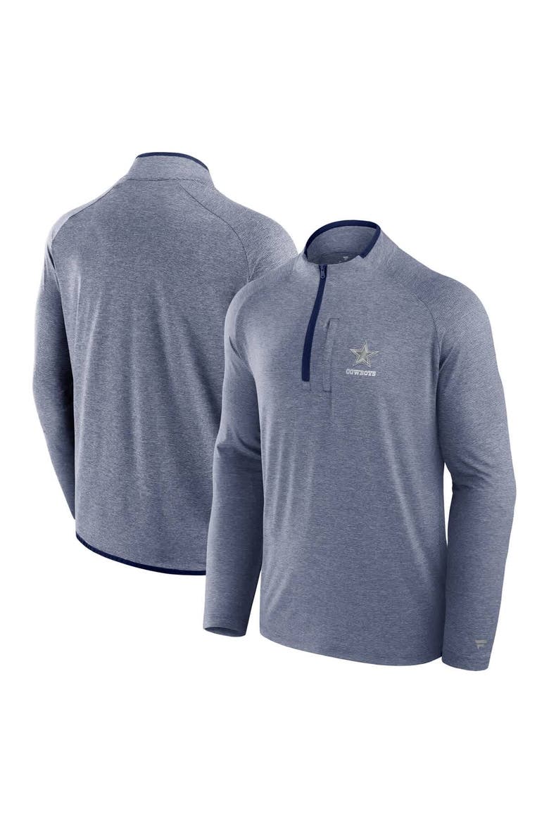 Unisex Fanatics Navy Dallas Cowboys Front Office Performance Primary Quarter-Zip Jacket, Main, color, Navy