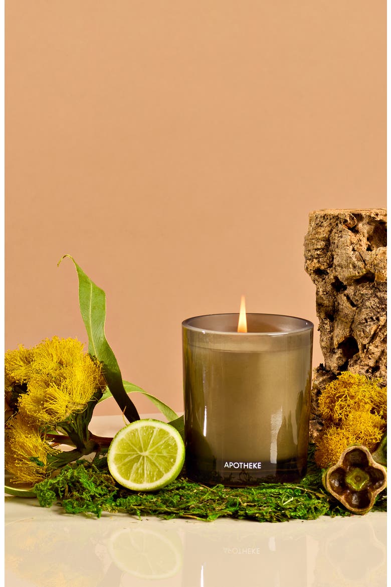 White Vetiver Petite Scented Candle, Alternate, color, GREY