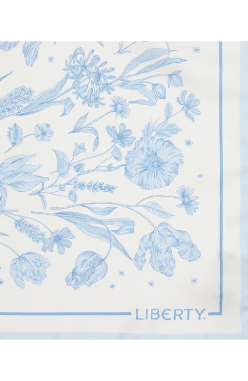 Liberty London Mono Muse Silk Square Scarf