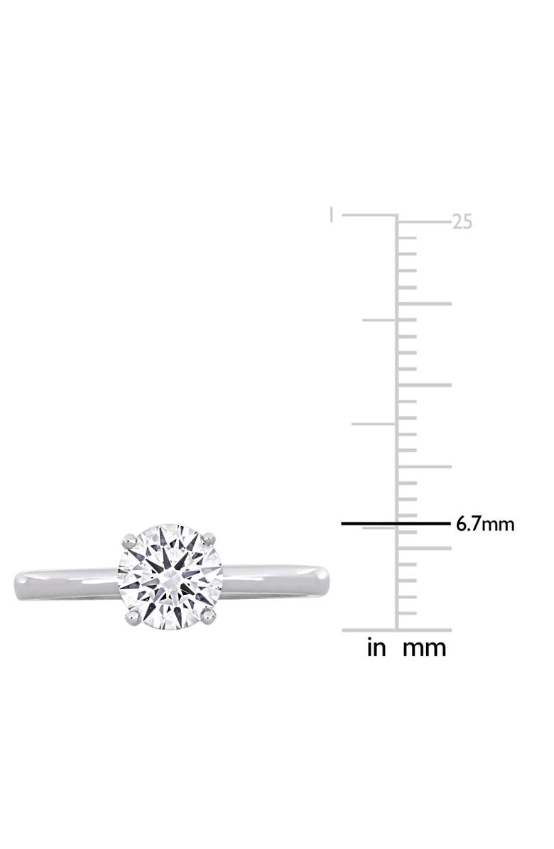 Julianna B. 1 CTW Lab-Grown Diamond Solitaire Ring 14k, Alternate, color, White Gold