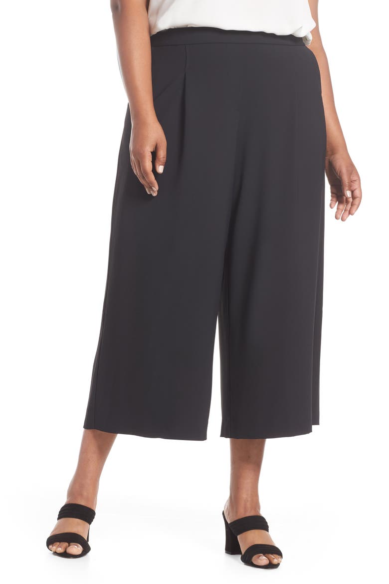 Fluid Culottes, Main, color, BLACK