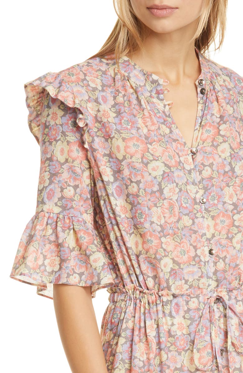 La Vie Rebecca Taylor Josephine Midi Dress, Alternate, color, 