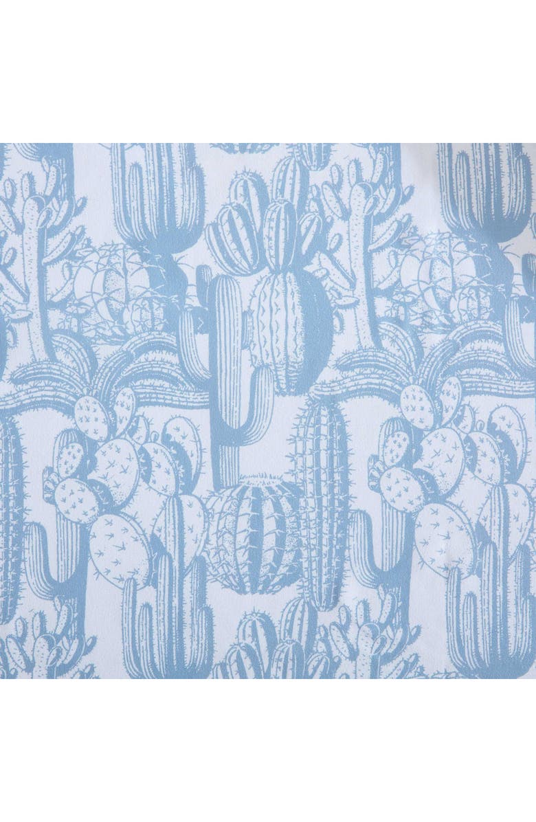 Wrangler Cactus Toile Print Microfiber Sheet Set, Alternate, color, Light Blue