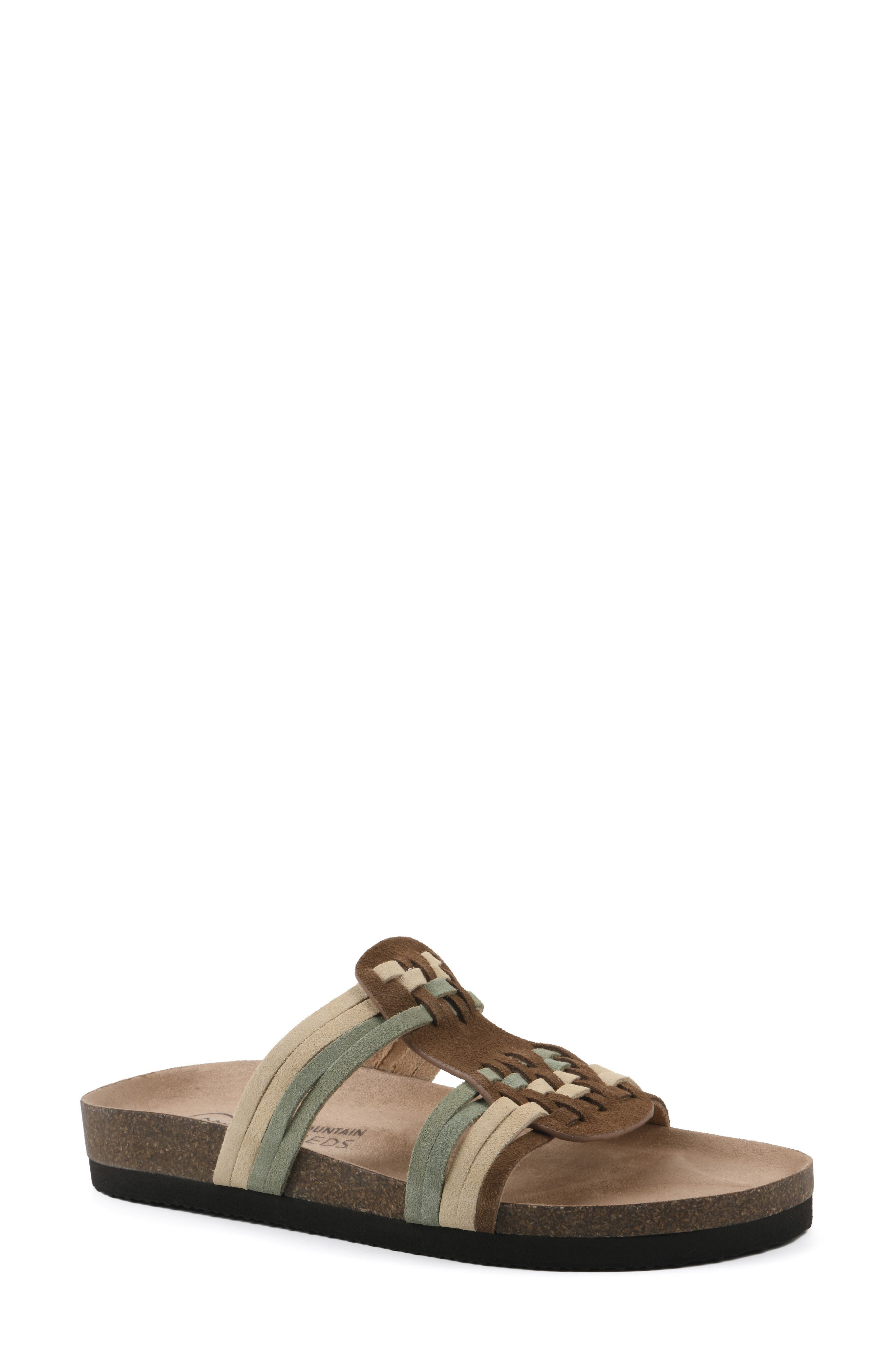  New.chestnut/ Multi/ Suede