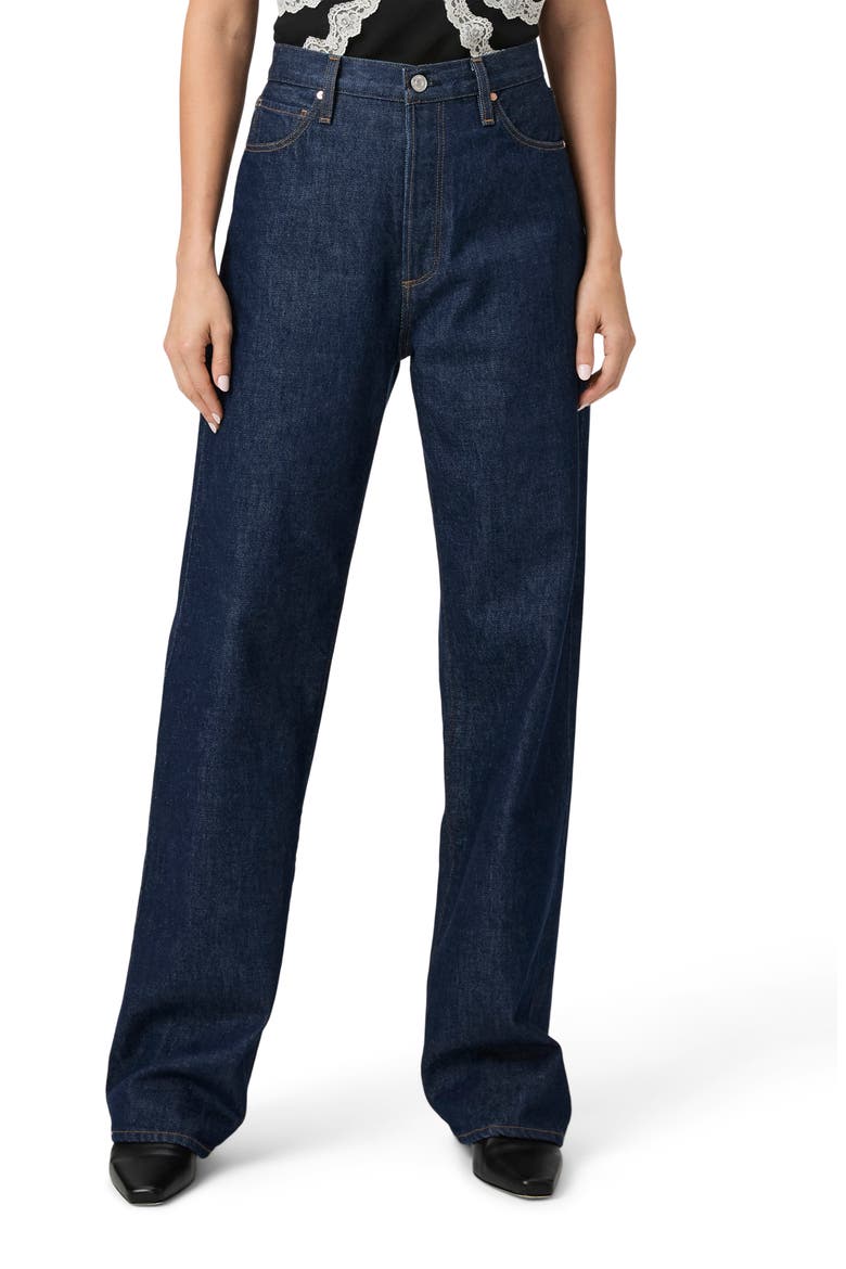 Sawyer High Waist Straight Leg Jeans, Main, color, MADELLA