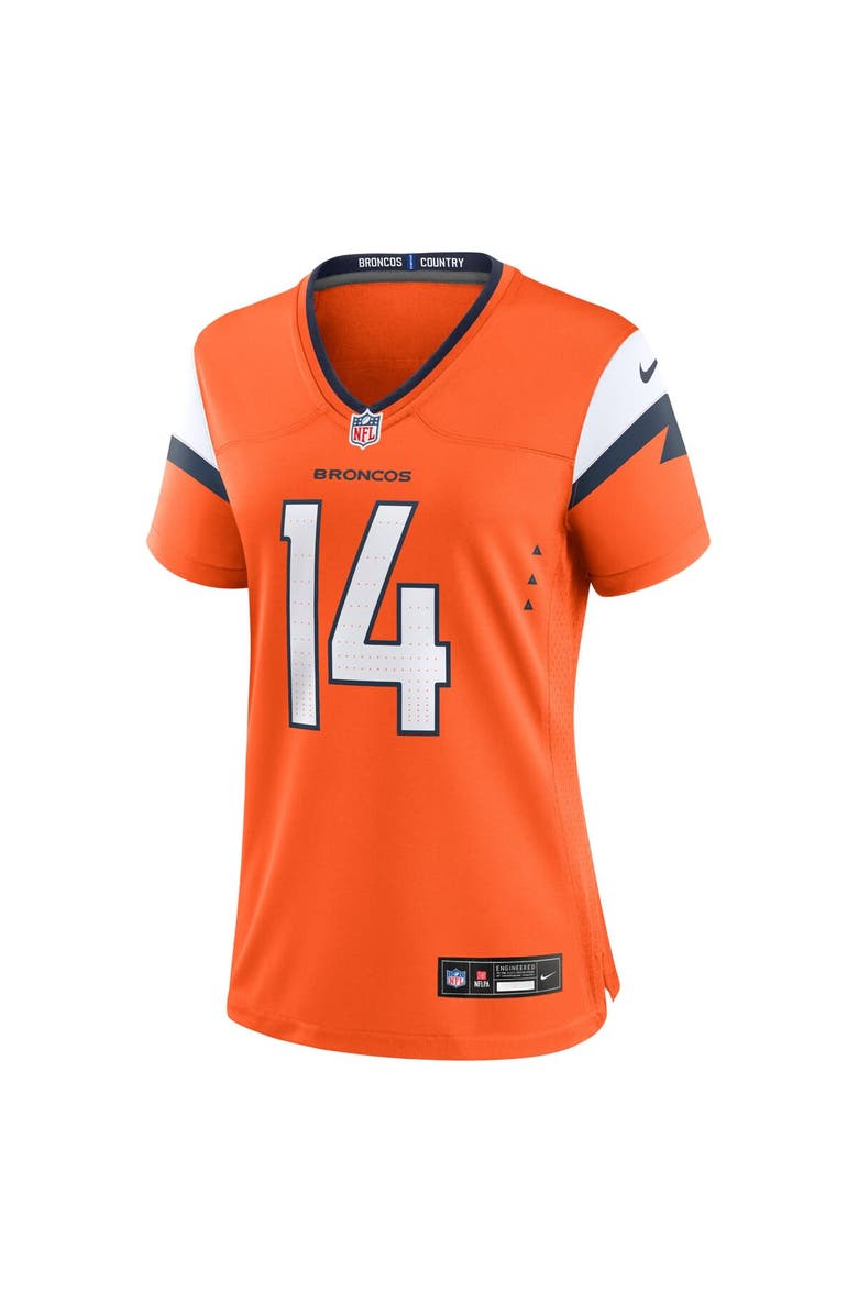 Nike Women's Nike Courtland Sutton Orange Denver Broncos Mile High Collection Game Jersey, Alternate, color, Orange
