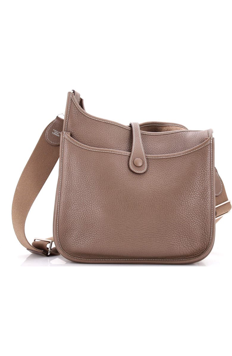 Pre-Owned Hermes Evelyne Bag Gen III Clemence PM, Alternate, color, Etoupe